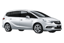 Van Hire Weymouth - Vauxhall Zafira 5 + 2 - Minibus hire Weymouth